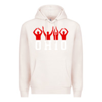 Pale Pink vintage state of ohio home pride Premium Hoodie - artisFamous