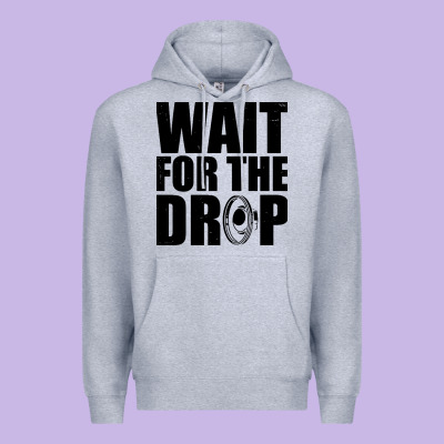 Wait For The Drop I Dubstep Bass Subwoofer Dance Music Premium Hoodie Designed By Artisfamous