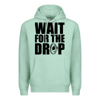 Seafoam wait for the drop i dubstep bass subwoofer dance music Premium Hoodie - artisFamous