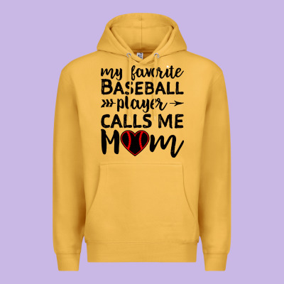 Womens My Favorite Baseball Player Calls Me Mom Premium Hoodie Designed By Artisfamous