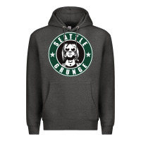 Charcoal Heather seattle grunge Premium Hoodie - artisFamous