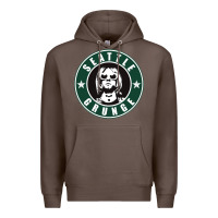 Coffee seattle grunge Premium Hoodie - artisFamous