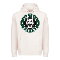 Pale Pink seattle grunge Premium Hoodie - artisFamous