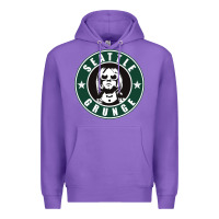 Purple seattle grunge Premium Hoodie - artisFamous