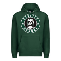 Sports Green seattle grunge Premium Hoodie - artisFamous