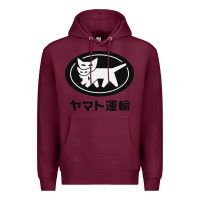 Burgundy yamato transfer transport Premium Hoodie - artisFamous