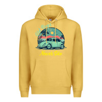 Antique Gold Vintage Funny Beetle Bug Distressed Classic Cars Old Bugs Never Die Premium Hoodie - artisFamous