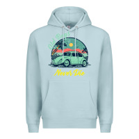 Blue Mist Vintage Funny Beetle Bug Distressed Classic Cars Old Bugs Never Die Premium Hoodie - artisFamous