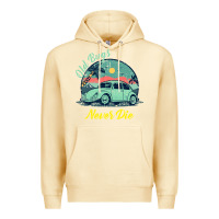 Pina Colada Vintage Funny Beetle Bug Distressed Classic Cars Old Bugs Never Die Premium Hoodie - artisFamous
