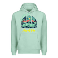Seafoam Vintage Funny Beetle Bug Distressed Classic Cars Old Bugs Never Die Premium Hoodie - artisFamous