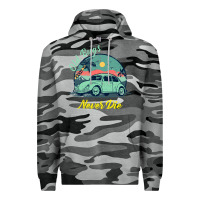 Slate Camo Vintage Funny Beetle Bug Distressed Classic Cars Old Bugs Never Die Premium Hoodie - artisFamous