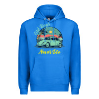 True Royal Vintage Funny Beetle Bug Distressed Classic Cars Old Bugs Never Die Premium Hoodie - artisFamous