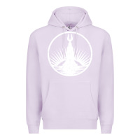 Lilac bioshock rapture black Premium Hoodie - artisFamous