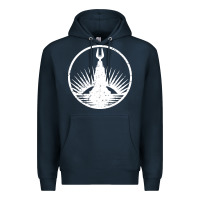Navy bioshock rapture black Premium Hoodie - artisFamous