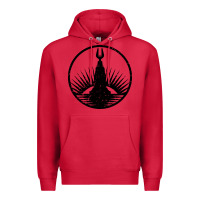 Cardinal bioshock rapture black Premium Hoodie - artisFamous