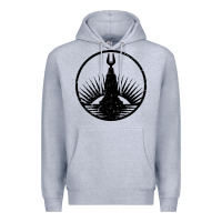 Heather Grey bioshock rapture black Premium Hoodie - artisFamous