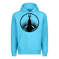 Ocean Blue bioshock rapture black Premium Hoodie - artisFamous