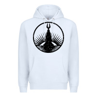 White bioshock rapture black Premium Hoodie - artisFamous