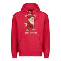 Cardinal snow white i'm grumpy deal with it portrait t shirt Premium Hoodie - artisFamous