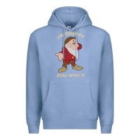 Colony Blue snow white i'm grumpy deal with it portrait t shirt Premium Hoodie - artisFamous