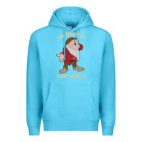 Ocean Blue snow white i'm grumpy deal with it portrait t shirt Premium Hoodie - artisFamous