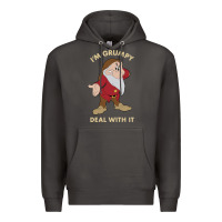 Smoke snow white i'm grumpy deal with it portrait t shirt Premium Hoodie - artisFamous
