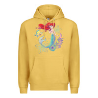 Antique Gold the little mermaid ari  and flounder sea t shirt Premium Hoodie - artisFamous