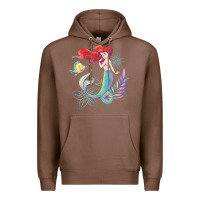 Chestnut the little mermaid ari  and flounder sea t shirt Premium Hoodie - artisFamous