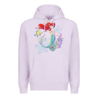 Lilac the little mermaid ari  and flounder sea t shirt Premium Hoodie - artisFamous