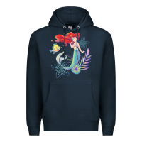 Navy the little mermaid ari  and flounder sea t shirt Premium Hoodie - artisFamous
