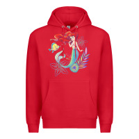 Red the little mermaid ari  and flounder sea t shirt Premium Hoodie - artisFamous