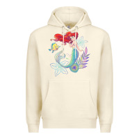 Sandshell the little mermaid ari  and flounder sea t shirt Premium Hoodie - artisFamous