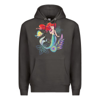 Smoke the little mermaid ari  and flounder sea t shirt Premium Hoodie - artisFamous