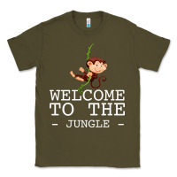 Army Green Welcome To The Jungle Classic Tee - Bettercallsaul