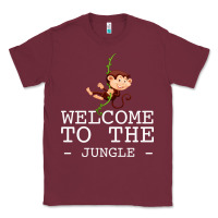 Burgundy Welcome To The Jungle Classic Tee - Bettercallsaul