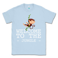 Dusty Blue Welcome To The Jungle Classic Tee - Bettercallsaul