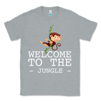 Heather Grey Welcome To The Jungle Classic Tee - Bettercallsaul