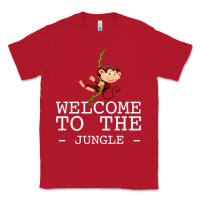 Red Welcome To The Jungle Classic Tee - Bettercallsaul