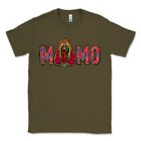Army Green Lady Of Guadalupe Momo Classic Tee - Jasminsmagicworld