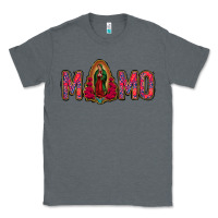 Charcoal Heather Lady Of Guadalupe Momo Classic Tee - Jasminsmagicworld