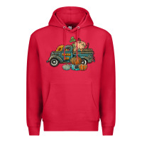 Cardinal western pumpkin farm truck Premium Hoodie - RanaPortraitStore