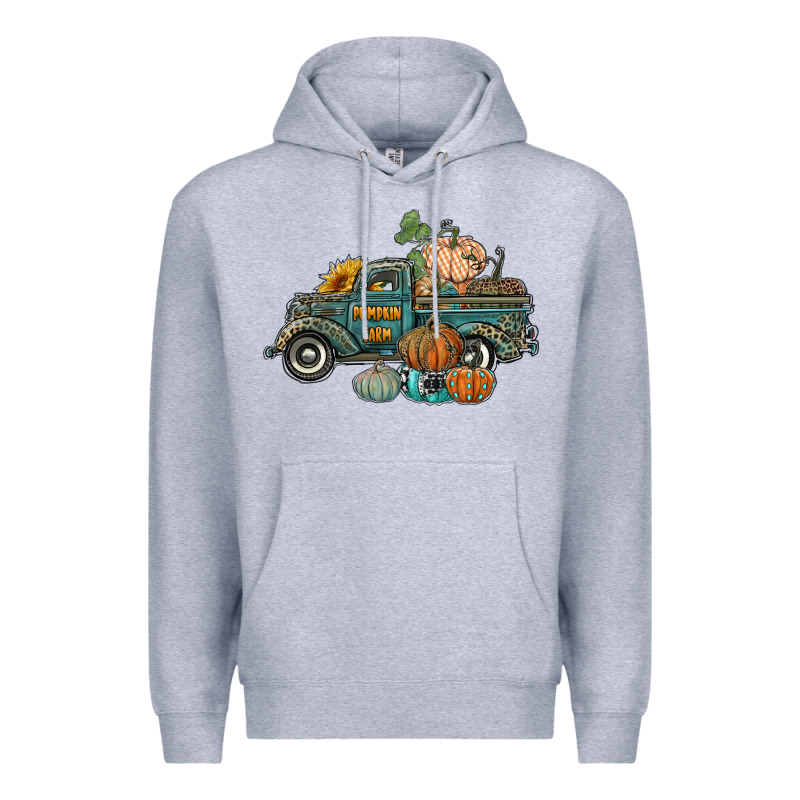 Western Pumpkin Farm Truck Premium Hoodie by RanaPortraitStore | Teevron