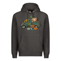 Smoke western pumpkin farm truck Premium Hoodie - RanaPortraitStore