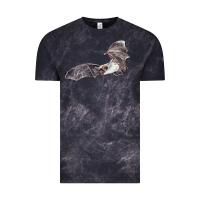 Cloud Black mexican free tailed bat Vintage Tee - LillyAllenDesigns