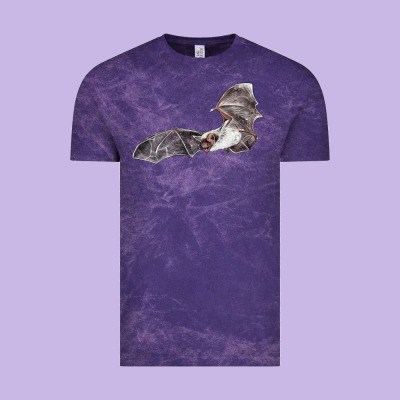 Mexican Free Tailed Bat Vintage Tee Designed By Lillyallendesigns