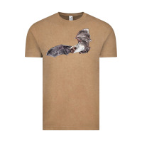 Vintage Coffee mexican free tailed bat Vintage Tee - LillyAllenDesigns