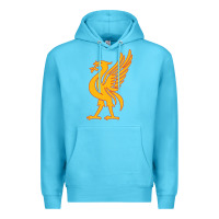 Ocean Blue liverpool bird license plate Premium Hoodie - artisFamous