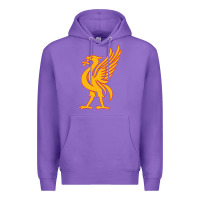 Purple liverpool bird license plate Premium Hoodie - artisFamous