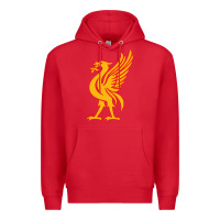 Red liverpool bird license plate Premium Hoodie - artisFamous