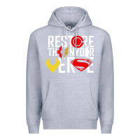 Heather Grey restore the snyderverse Premium Hoodie - artisFamous